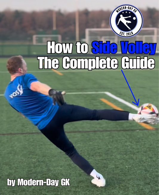 Side Volley soccer goalkeeper training drills guide PDF