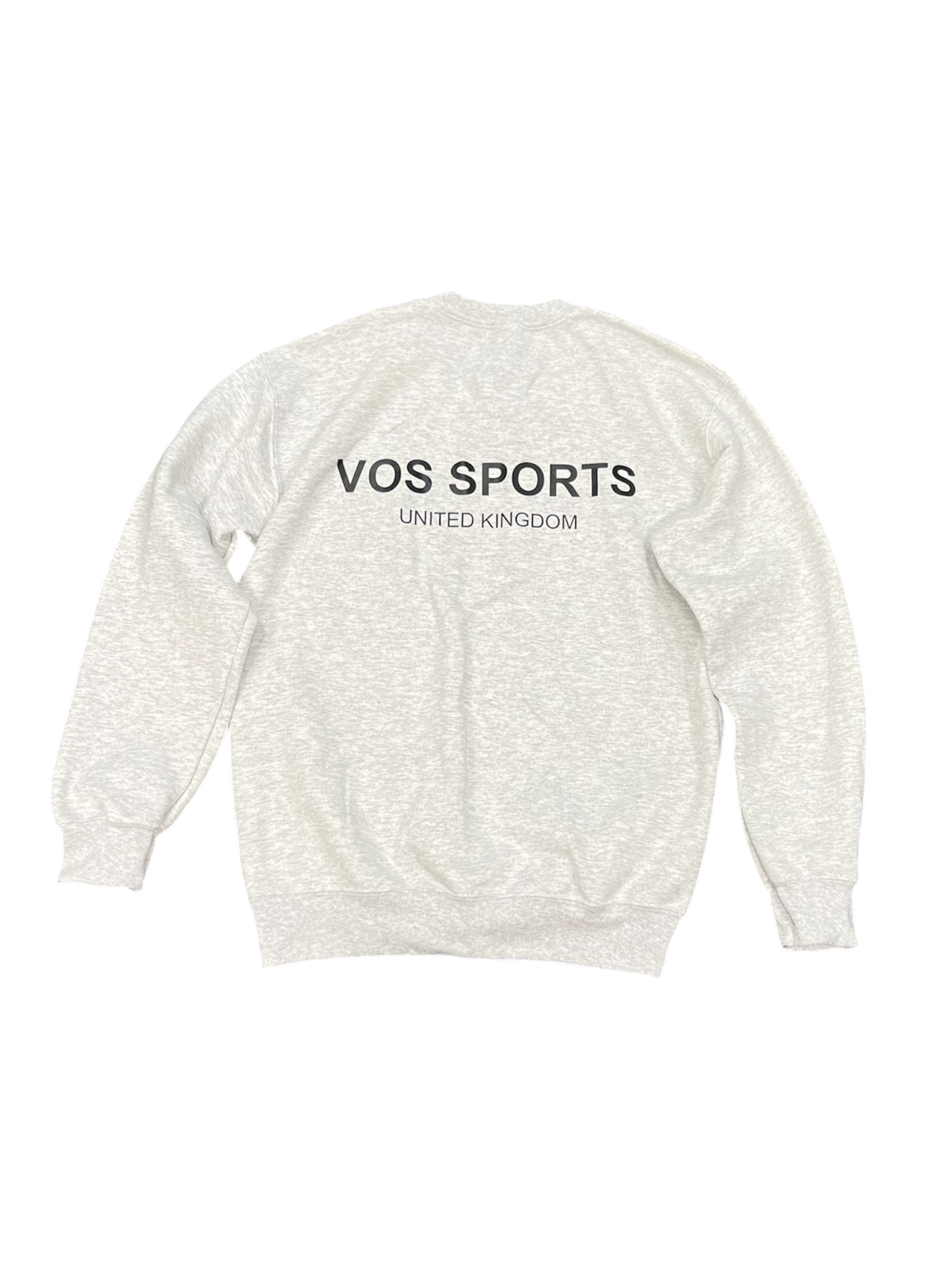Heavyweight Relaxed Fit Grey Crewneck Polyester Sweatshirt