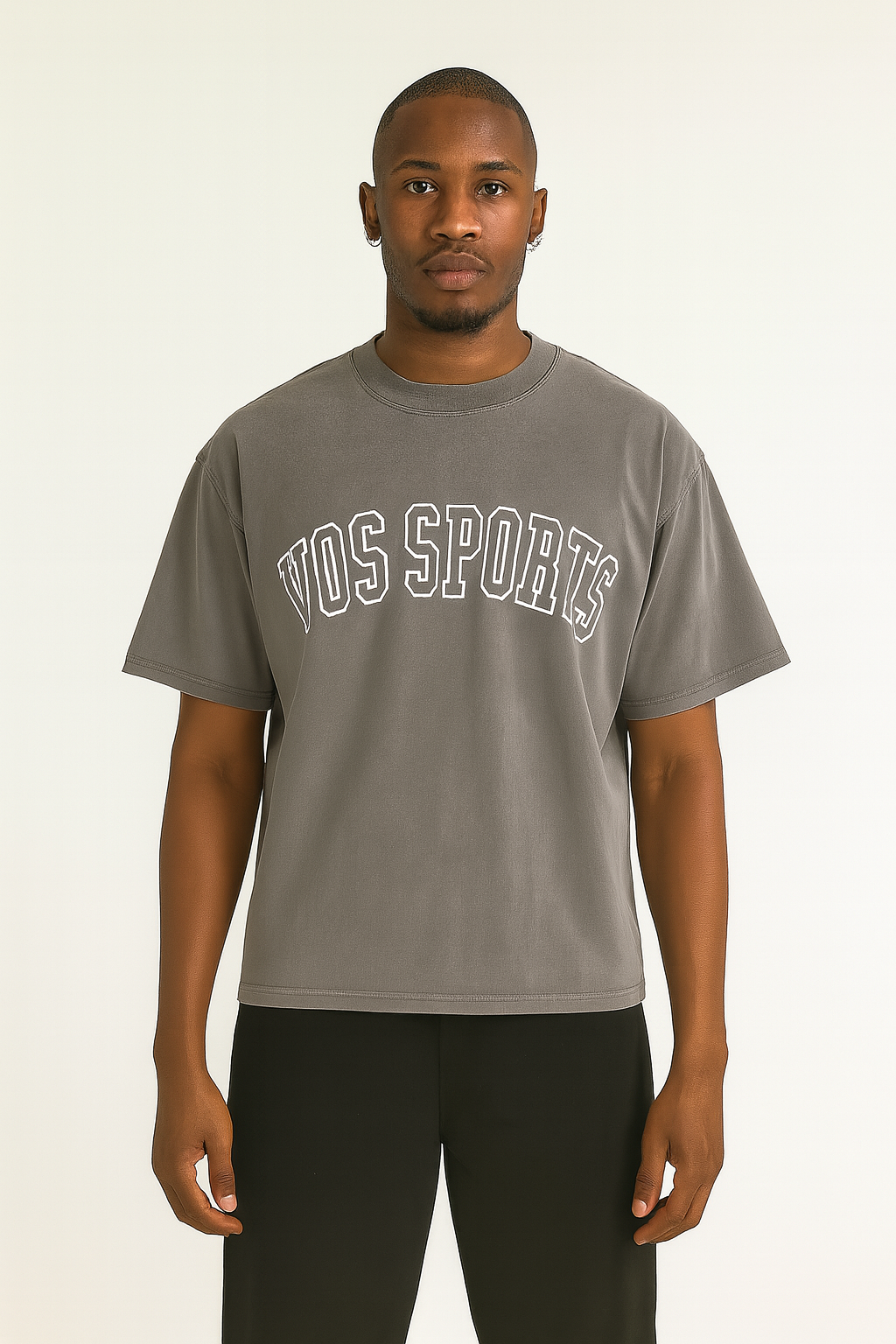 Varsity T-Shirt - Washed Grey