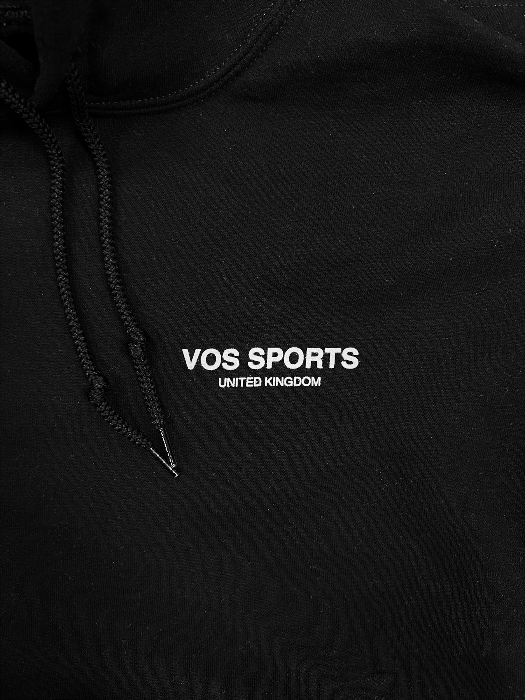 Heavyweight Relaxed Fit Black Sports Hoodie for athletes