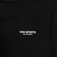 Oversized High Neck Printed T-shirt Black