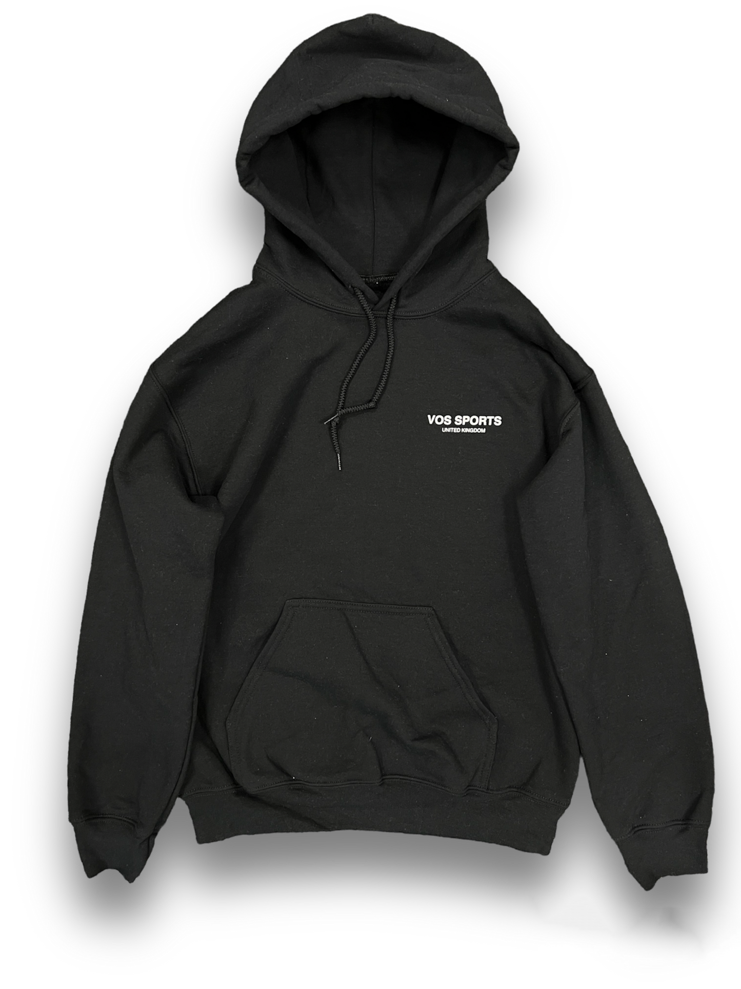 Heavyweight Relaxed Fit Black Sports Hoodie for athletes