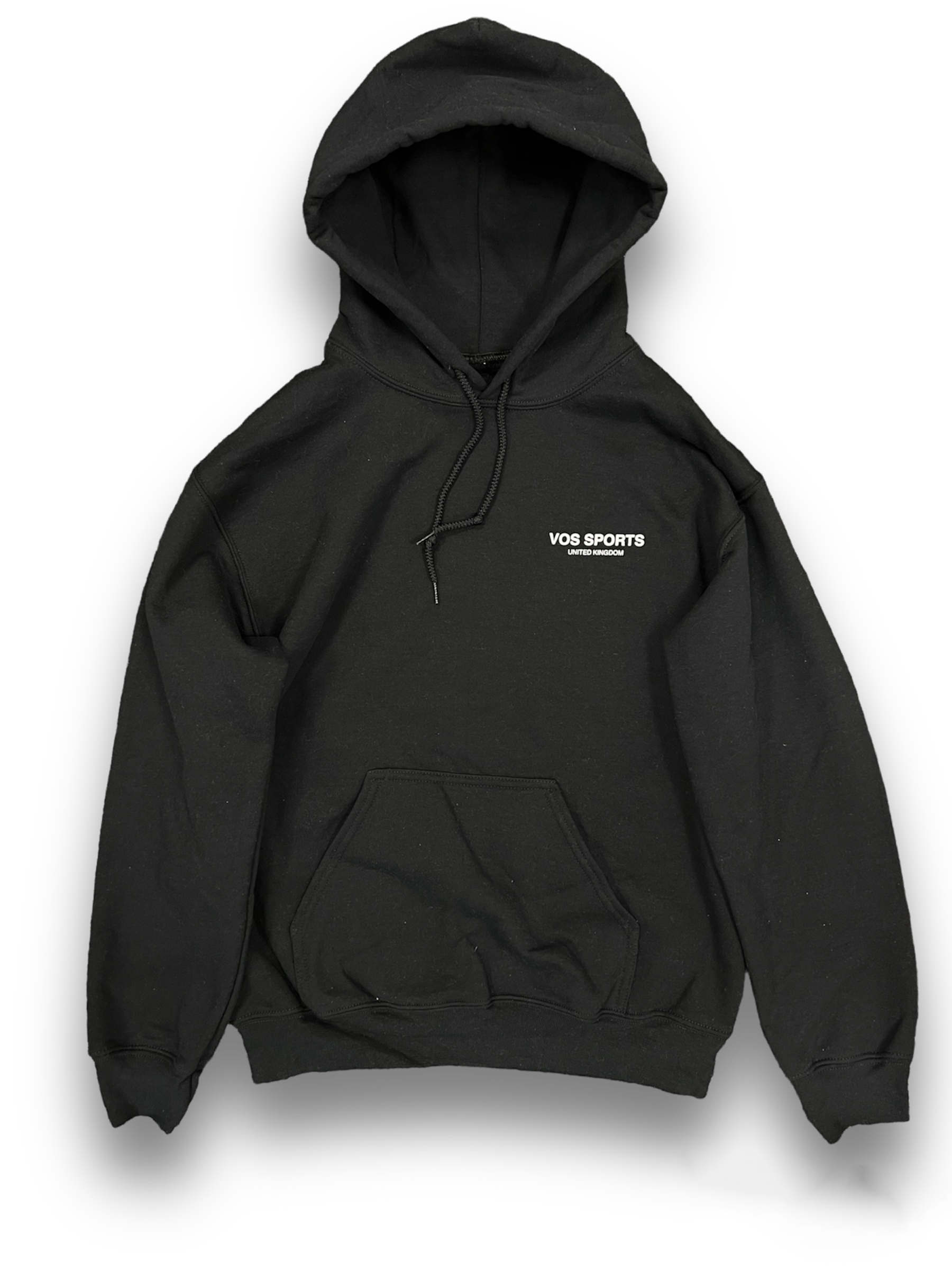 Heavyweight Relaxed Fit Black Sports Hoodie for athletes