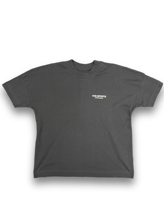 Oversized high neck organic cotton streetwear t shirt