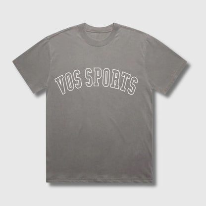 Varsity T-Shirt - Washed Grey