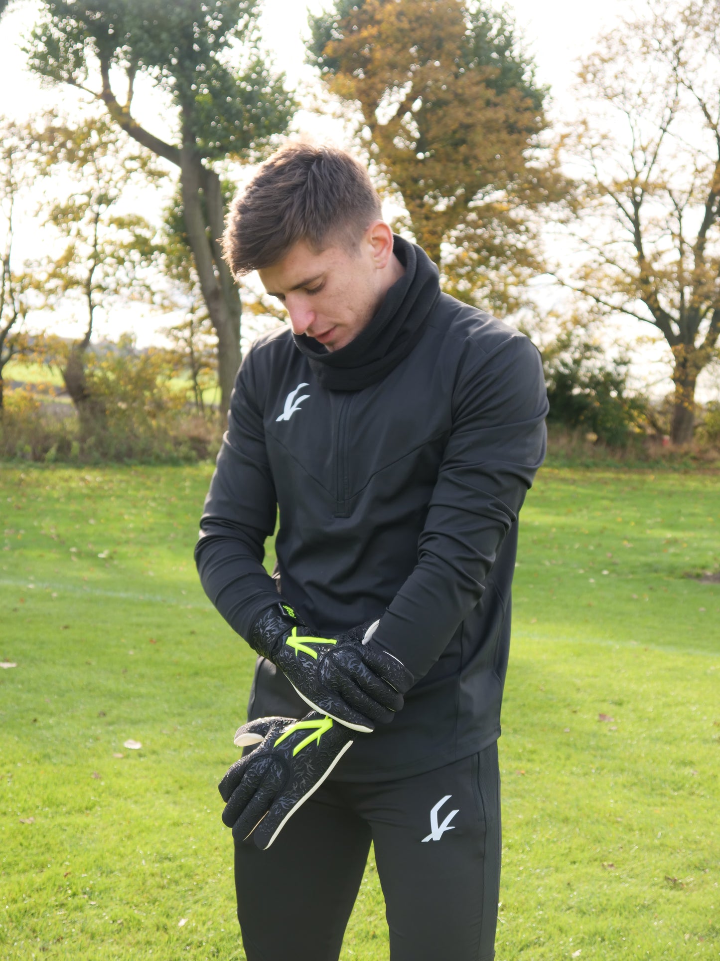 Kids VOS Match 2.0 Strapped - Black/Volt/White