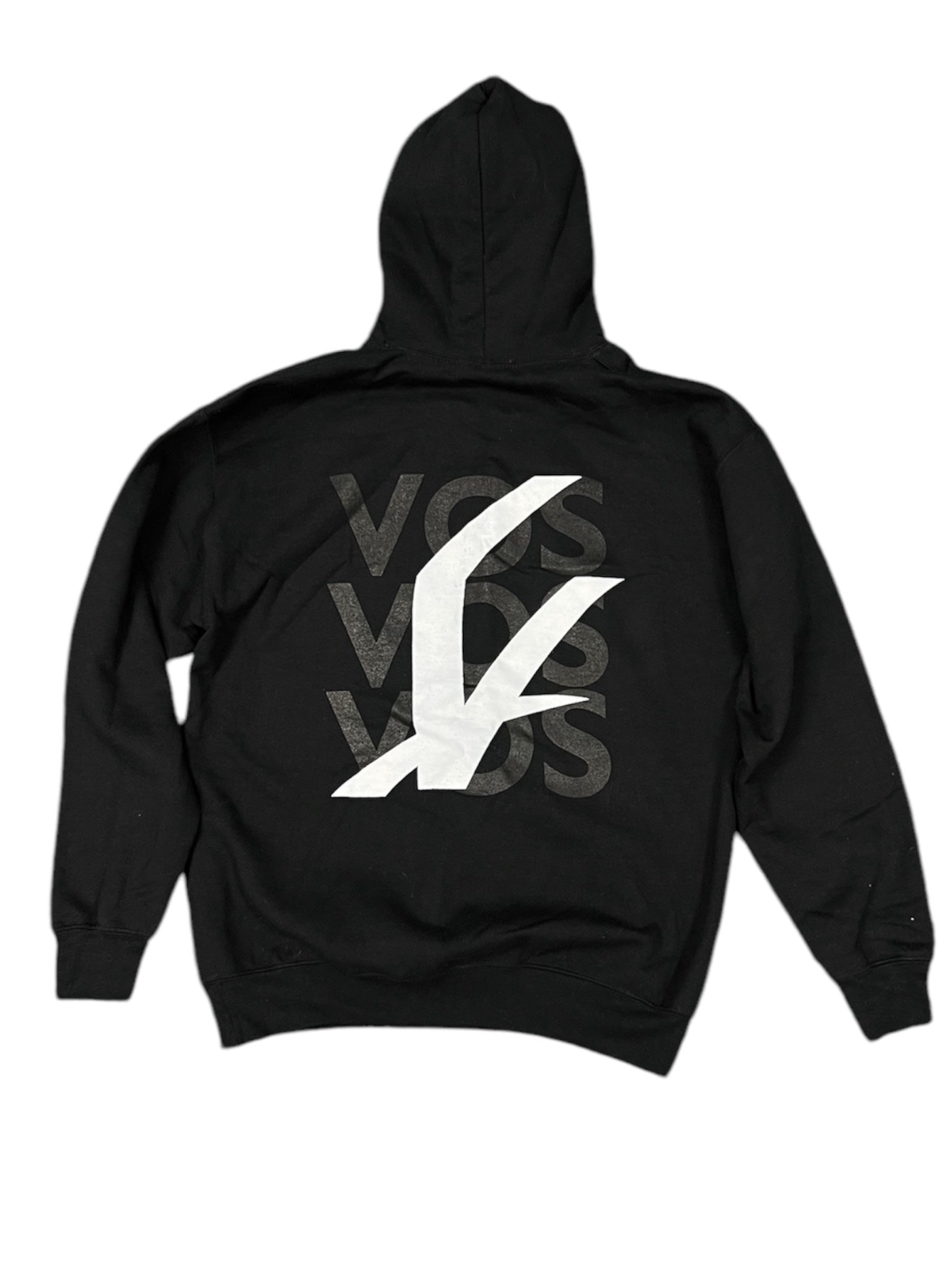 Heavyweight Relaxed Fit Black Sports Hoodie for athletes