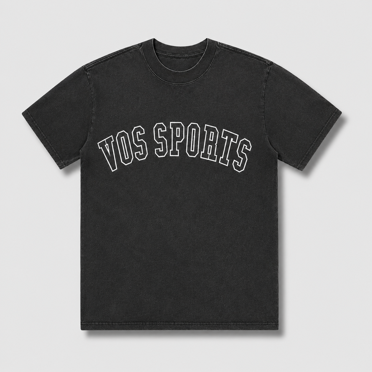 Varsity T-Shirt - Faded Black
