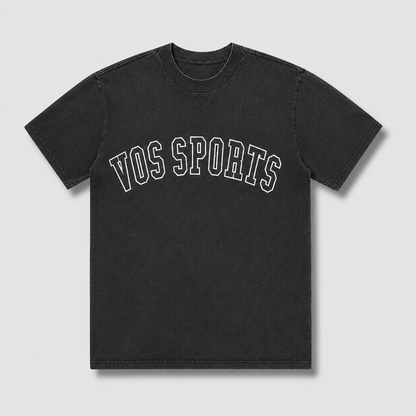 Varsity T-Shirt - Faded Black
