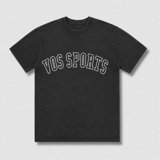 Varsity T-Shirt - Faded Black