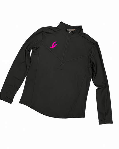 Stretch 1/4 Zip Training Top - Tenax Surge Pink